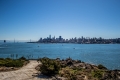 Blick von Alcatraz nach San Francisco